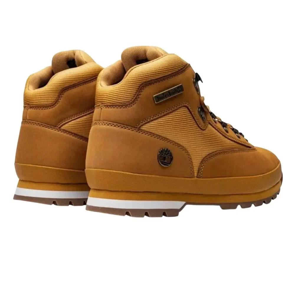 Timberland Euro Hiker Men L/F Mid Hiker Boot -‎ Wheat Nubuck - Size: 11.5